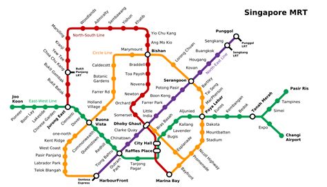 About Singapore City Mrt Tourism Map And Holidays Detail Singapore