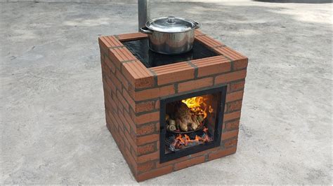 How To Make An Effective Wood Stove Combined With An Oven Youtube