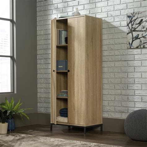 Sauder North Avenue Contemporary Tall Wood Storage Cabinet In Charter