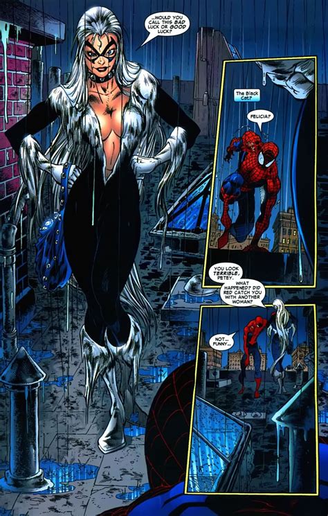 The Black Cat In The Sensational Spider Man Vol 2 24 Art By Angel Medina Scott Hanna And Dan