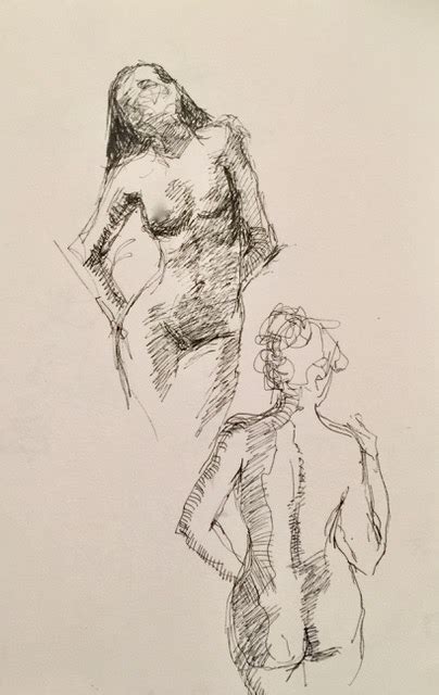 Connie Chadwell S Hackberry Street Studio Sketchbook Ink Nudes Ink Drawings Of Nudes