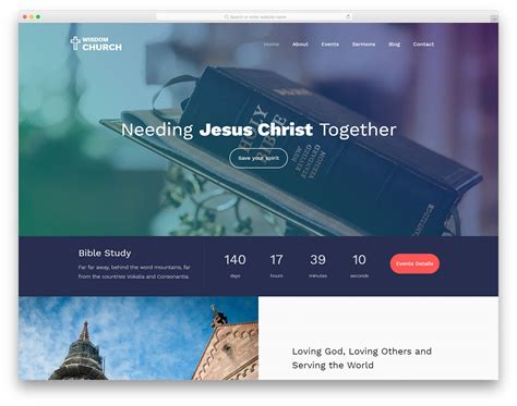 Modern web elements and effects are used smartly in this template, which makes this the best free simple website templates for startups and new businesses. 27 Best Free Church Website Templates 2020 - Colorlib