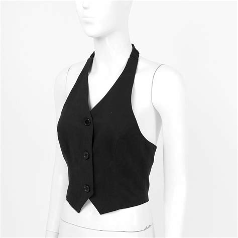 Women Suit Vest Dressy Racerback Vest Tuxedo Suit Waistcoat Business Office Top Ebay