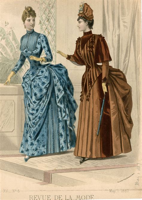 Revue De La Mode 1887 Victorian Era Fashion Victorian Style Clothing