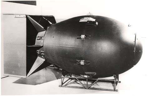 Armament Bombs Atomic Bomb Fat Man Nuclear Weapon Photograph