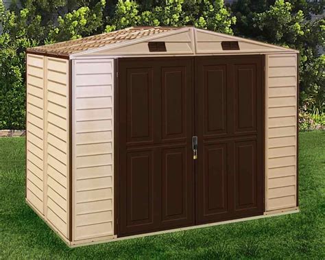 Duramax 8x6 Storeall Vinyl Shed With Foundation 30115 Free Shipping