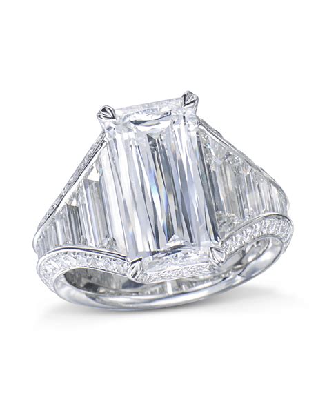Crisscut Diamond And Platinum Ring Turgeon Raine