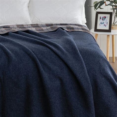 Onkaparinga Heirloom Australian Wool Blanket Checkered Queenking