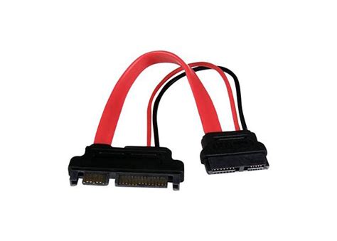 6in Slimline Sata To Sata Adapter With Power Fm