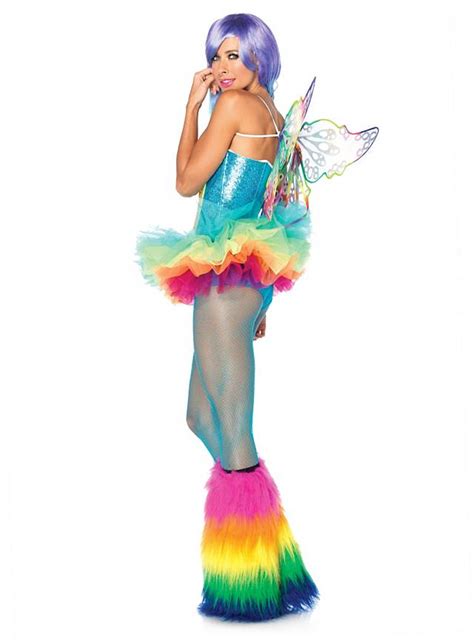 sexy rainbow fairy costume