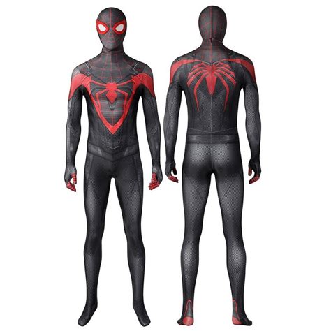 Spider Man Miles Morales Ps5 Cosplay Costume Spiderman Suit