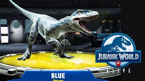 Salvar A Blue El Ultimo Velociraptor Libre De Jurassic World Alive Youtube