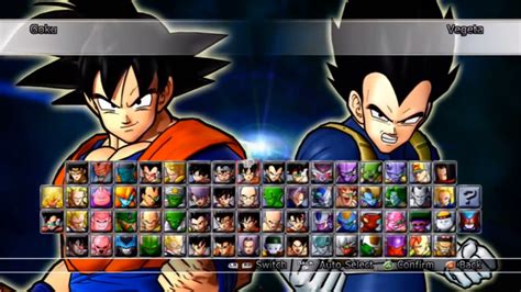 It was developed by spike and published by namco bandai under the bandai label for the playstation 3 and xbox 360 gaming consoles in the beginning of november 2010. Image - Raging Blast 2 Roster.jpg | Dragon Ball Wiki | Fandom powered by Wikia