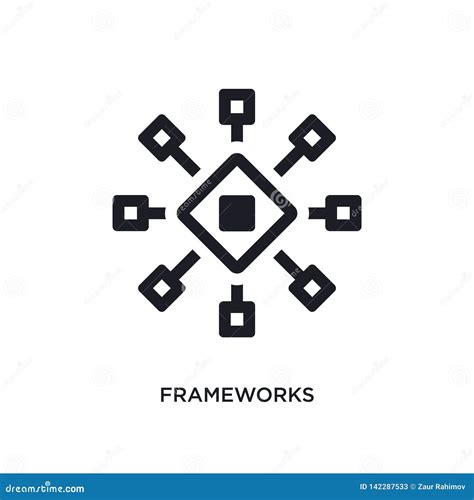 Frameworks Isolated Icon Simple Element Illustration From Technology