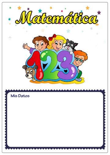 Ideas Para Caratulas Para Cuadernos De Niños 6o Primaria