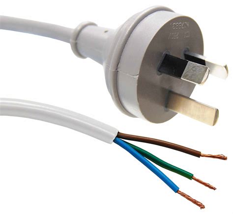 You've three wires because, alongside the two wires carrying the 220v electrical power, there's the ground wire that holds a mere protective function. Dynamix 3m 3 Pin to Bare End Power Cord White | Elive NZ