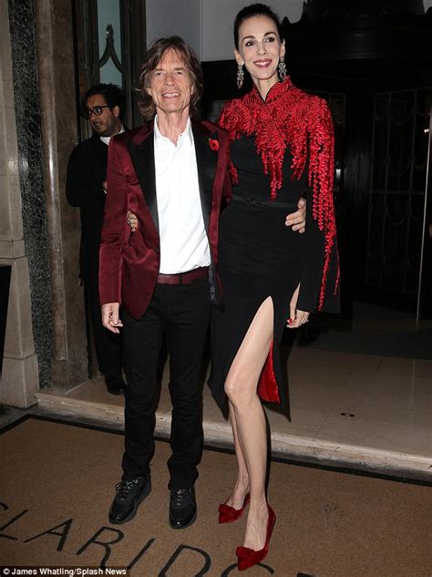 Mick Jagger Coordinates With Stunning Girlfriend Lwren Scott As She
