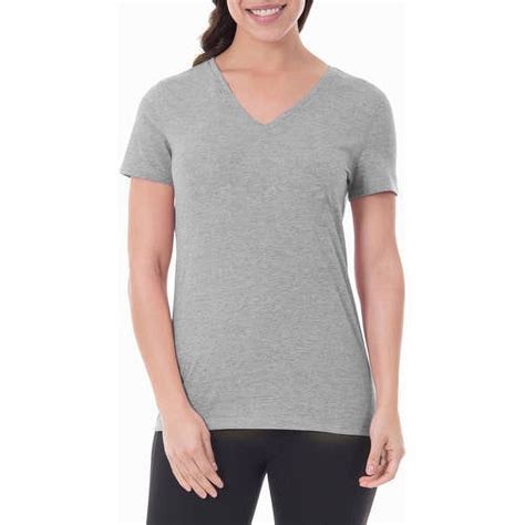 Athletic Works Womens Core Active Short Sleeve V Neck T Shirt