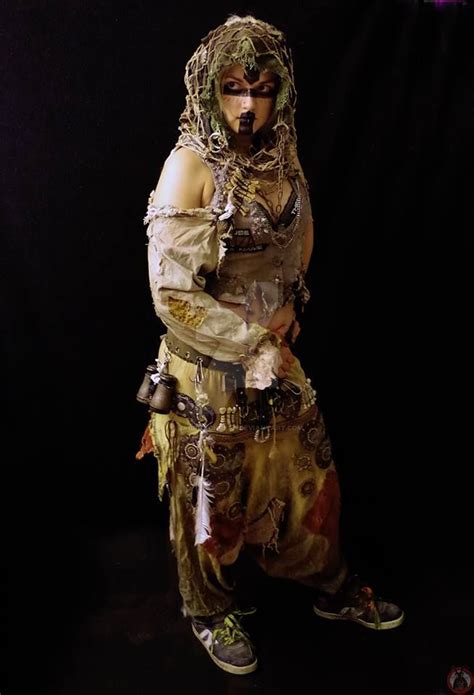 Postapocalyptic Larpcharacter Scavenger Female By Radroachgear On