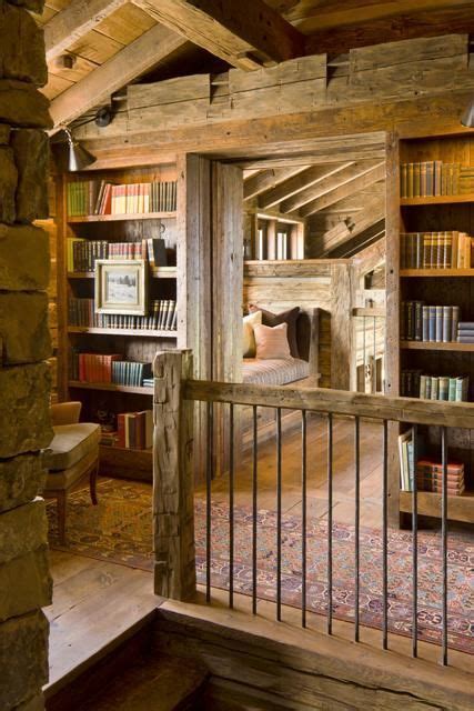 Cabin Homes Log Homes Reading Loft Cozy Reading Reading Nooks