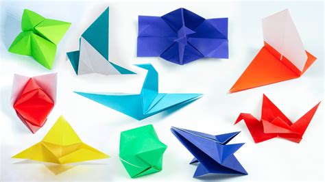 10 Fun And Easy Origami Action Models Youtube