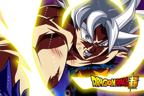 Dragon Ball Super Poster Goku Ultra Instinct Punching Wlogo 12in X