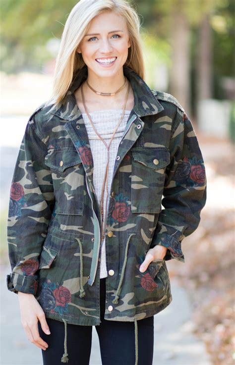 Camo Meet Floral Camo Jacket New New New My Style