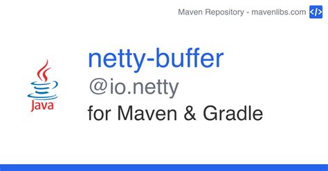 Netty Buffer For Maven And Gradle Ty