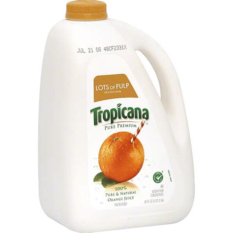 Tropicana Pure Premium Orange Juice Lots Of Pulp Orange Foodtown