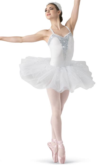Buy White Swan Dance Skirt Adult Stage Performance