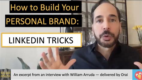 How To Build Your Personal Brand Linkedin Tips And Tricks Youtube