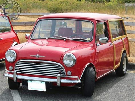 Id Love To Take A Sunday Drive In This Gorgeous Woody Red Mini