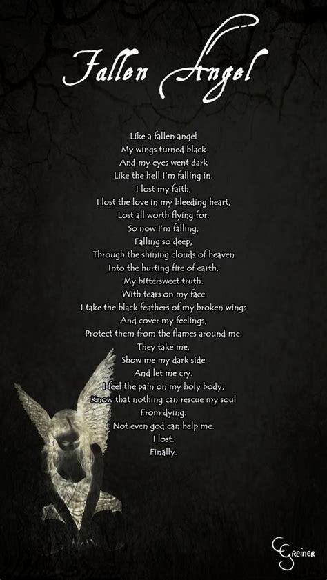Fallen Angel Poem By Carpenoctem410 On Deviantart Fallen