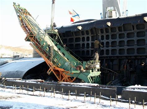 Loading Of P 700 Granit Ss N 19 Shipwreck Anti Ship Missiles Into