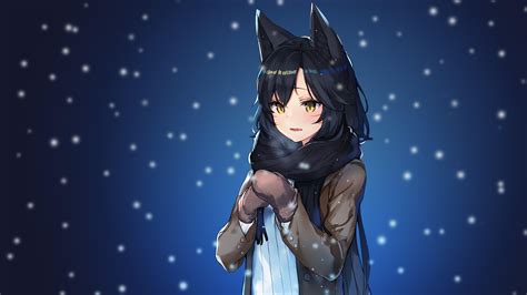 Anime Wolf Girl Wallpaper