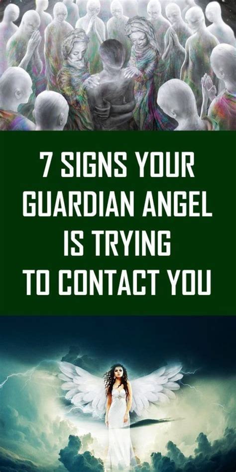 7 Signs Your Guardian Angel Is Trying To Contact You With Images Your Guardian Angel
