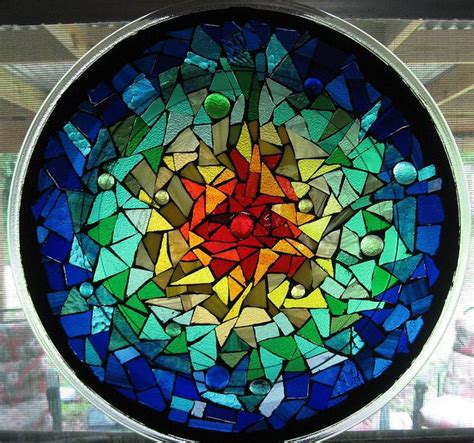 Rainbow Suncatcher Glass Mosaic Art Mosaic Glass Mosaic Art