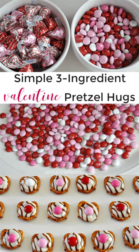Simple 3 Ingredient Valentine Pretzel Treats Artful Homemaking