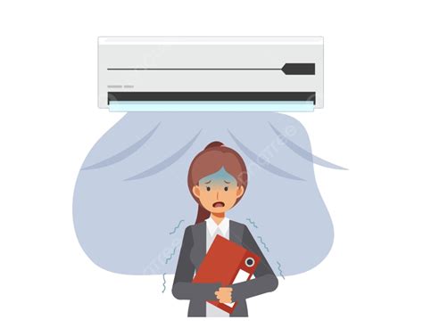 Too Cold Air Concept From Conditioner Conditioning Png And Vector