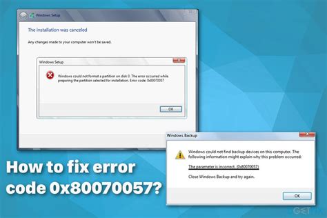 How To Fix Error Code 0x80070057 In Windows Andowmac