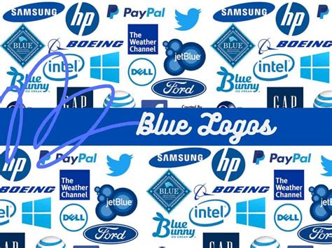 41 Creative Blue Logos Of Popular Brands Benextbrandcom