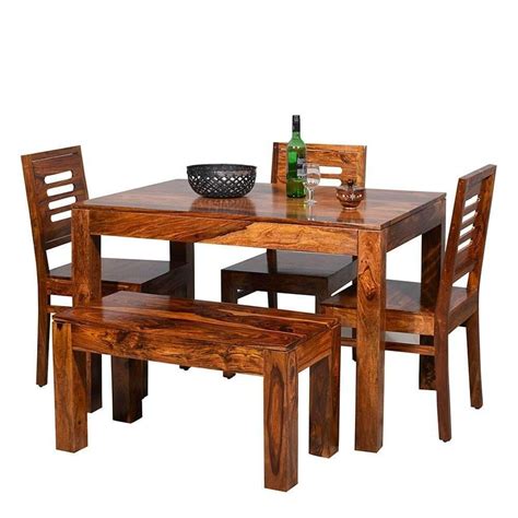 Teak Wood Dining Table Set At Rs 36000piece Teak Wood Dining Set In