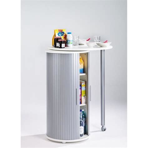 Table pivotante + meuble de rangement Blanc + alu  Achat / Vente