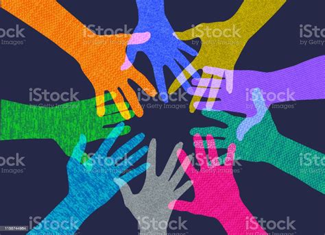 Circle Of Hands Stock Illustration Download Image Now Diversity