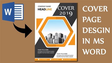 How To Make Cover Page Design In Ms Word Make Awesome Cover Page In