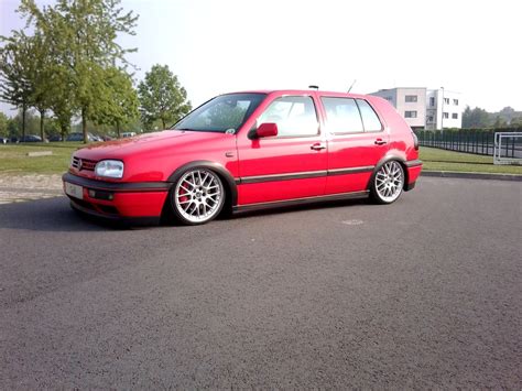 Dropped Volkswagen Golf Mk3 2 Cars One Love