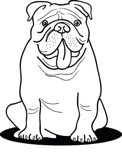 Printable Bulldog Coloring Pages For Kids