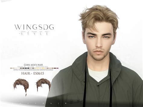 The Sims Resource Wings Es0715 Cool Mens Hair