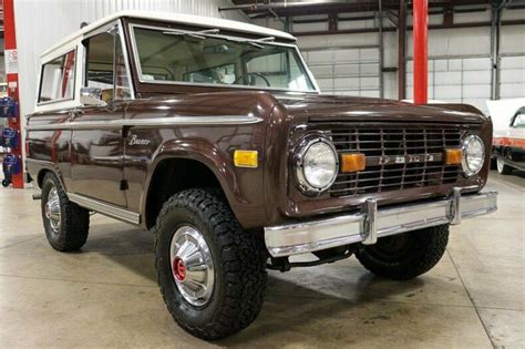 1977 Ford Bronco Ranger 7155 Miles Brown Suv 302ci V8 Automatic For