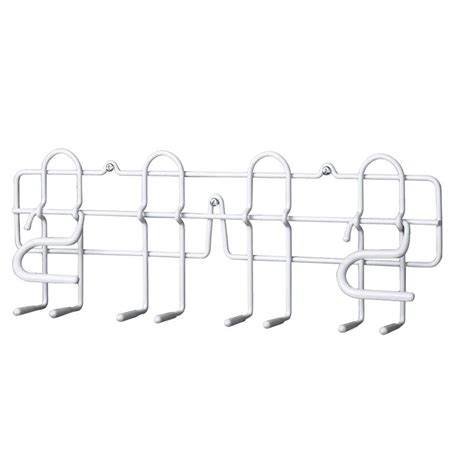 Berry ave broom holder and garden tool organizer. ClosetMaid Metal White Broom and Mop Holder-3462 - The ...